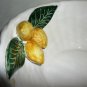 VINTAGE WHITE PORCELAIN WITH 3D DESIGN SAVOIR VIVRE WEAVED BASKET BOWL PORTUGAL