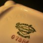 ANTIQUE THOMAS BAVARIA GERMANY HANDPAINTED FLOWERS PORCELAIN 2 ASHTRAYS IVORY