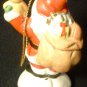 COLLECTIBLE 1985 CVS PORCELAIN CHRISTMAS TREE SANTA ORNAMENT