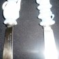 BORTON WAREHOUSE TEAPOT & TEA CUPS STEEL SPREADERS SET OF 2
