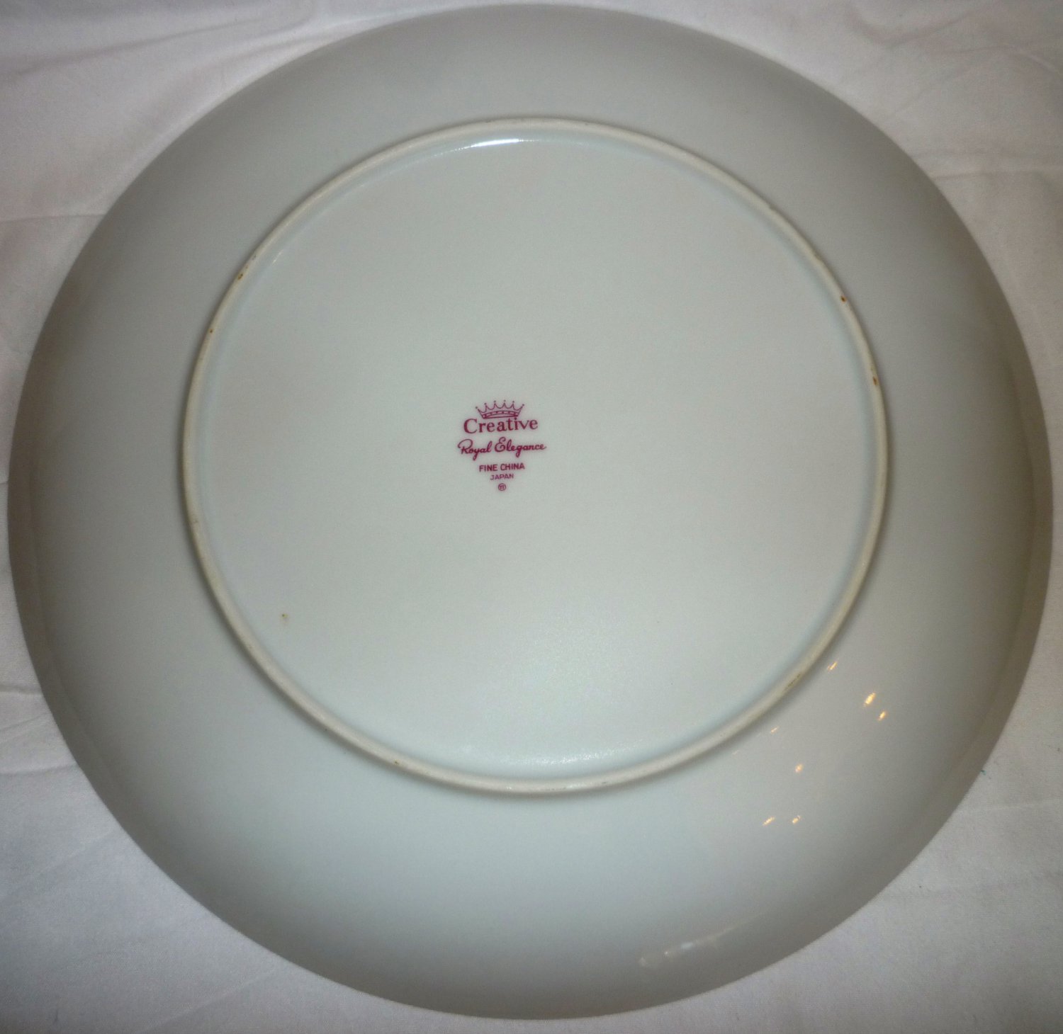 CREATIVE ROYAL ELEGANCE FINE JAPAN PORCELAIN TULIPS 9.5" DINNER PLATE