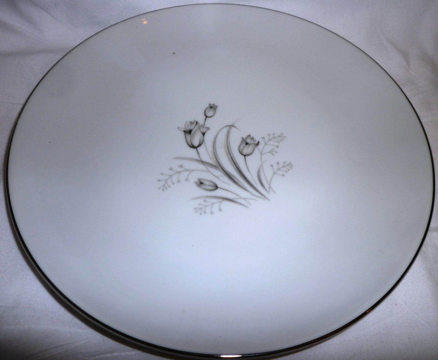 CREATIVE ROYAL ELEGANCE FINE JAPAN PORCELAIN TULIPS BREAD DESERT PLATE 6"