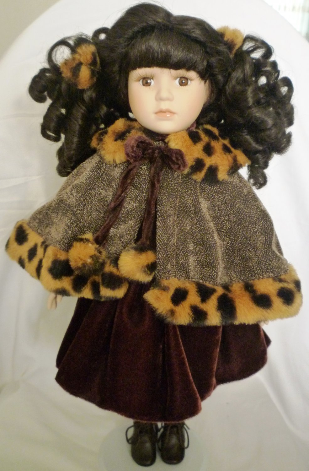 COLLECTOR' CHOICE PORCELAIN DOLL BY DanDee COLD WINTER