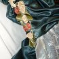 SEYMOUR MANN CONNOISSEUR COLLECTION PORCELAIN VICTORIAN DOLL GREEN DRESS