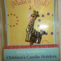 CHARMING CHILD'S 1ST BIRTHDAY PEWTER GIRAFFE CANDLEHOLDER METAL MORPHOSIS NMB