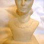 WILLIS MUSIC COMPANY WHITE PORCELAIN COMPOSER BUST FIGURINE CLARA SCHUMANN