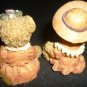CHARMING TEDDY BEARS FUGURINE SET OF TWO FRIENDS SHOWSTOPPERS