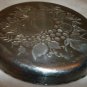 VINTAGE EVERLAST HAMMERED ALUMINUM COASTERS FRUIT DESIGN SET OF 6 NEW