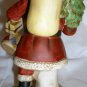 SANTA CLAUS SHOPPE ST.NICHOLAS CIRCA 1905 PORCELAIN FIGURINE W/DRUM 1984 ENESCO