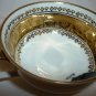 VINTAGE BONE CHINA GOLD GILDED CUP & SAUCER BERLIN JAEGER PMR BAVARIA GERMANY
