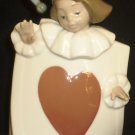 LIMITED EDITION NAO LLADRO PORCELAIN FIGURINE JESTER ACE OF HEARTS 1280