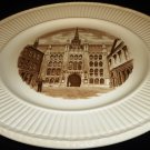 1941 SEPIA TRANSFER HISTORICAL PLATE WEDGWOOD OLD LONDON VIEWS GUILDHALL