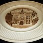 1941 SEPIA TRANSFER HISTORICAL PLATE WEDGWOOD OLD LONDON VIEWS GUILDHALL