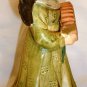 CHRISTMAS CERAMIC ANGEL W/HARMONICA MUSIC BOX  'JOY TO THE WORLD' SCHMID JAPAN