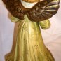 CHRISTMAS CERAMIC ANGEL W/HARMONICA MUSIC BOX  'JOY TO THE WORLD' SCHMID JAPAN