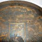 UNIQUE SOLID BRONZE EMBOSSED DECORATIVE 13" DISH HEIDELBERG OTTO LAUTENSCHLAG