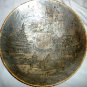 UNIQUE SOLID BRONZE EMBOSSED DECORATIVE 12" DISH ESSLINGENaN OTTO LAUTENSCHLAG