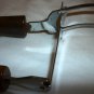 VINTAGE TWO PRONG BARBEQUE SERVING SPRING ACTIVATED FORK ONE HAND SERVE