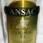 COLLECTIBLE EMPTY CLEAR BOTTLE ANSAC JONSAC COGNAC FROM FRANCE