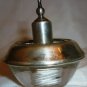 ANTIQUE FRANK M. WHITING STERLING SILVER & GLASS CRYSTAL TABLE LIGHTER