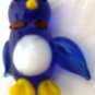 CHARMING HANDBLOWN ART GLASS MINIATURE PENGUIN FIGURINE