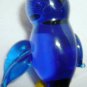 CHARMING HANDBLOWN ART GLASS MINIATURE PENGUIN FIGURINE