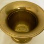 VINTAGE DECORATIVE SOLID BRASS HEAVY PHARMACY MORTAR (no pestle) PLANTER