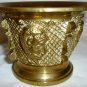 VINTAGE DECORATIVE SOLID BRASS HEAVY PHARMACY MORTAR (no pestle) PLANTER