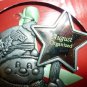 HOLIDAY TIME COLLECTIBLE CHRISTMAS ORNAMENT PEWTER SNOW MAN W/SWAROVSKI CRYSTALS