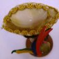 VINTAGE WOODEN HANDMADE GERMANY MINIATURE NUTCRACKER SWISS GUARD