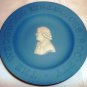 WEDGWOOD JASPERWARE COLLECTOR SOCIETY JOSIAH WEDGWOOD BLUE & WHITE PLATE