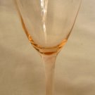 ANTIQUE PINK OPTICAL GLASS CORDIALS SHOT GLASSES BEAUTIFUL !MUST SEE! SET OF 2