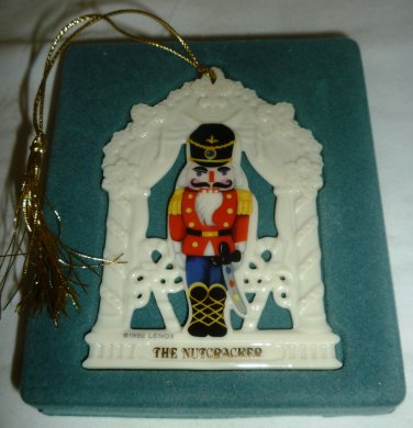 LENOX CHINA CHRISTMAS ORNAMENT NUTCRACKER 1992 NUTCRACKER SUITE COLLECTION