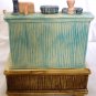CHARMING OTAGIRI MECHANICAL MUSIC BOX CARAMIC BEARS 'HOME SWEET HOME' JAPAN