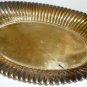 VINTAGE SHEFFIELD REED & BARTON SILVERPLATED SCALOPPED OVAL DISH SERVER PLATTER