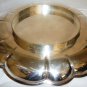 VINTAGE GORHAM SILVERPLATED SCALLOPED ROUND PEDESTAL BOWL SERVER PLATTER YC645