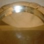 VINTAGE GORHAM SILVERPLATED SCALLOPED ROUND PEDESTAL BOWL SERVER PLATTER YC645
