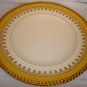 ANTIQUE CHINA FONDEVILLE AMBASSADOR WARE 8652 YELLOW GOLD EMBOSSED 3 PCS SETTING