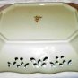LENOX DIMENSION COLLECTION PIERCED CHRISTMAS PORCELAIN CANDY COOKIE DISH