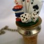 NOVELTY WINE LIQUIER BOTTLE STOPPER WITH RING HOLDER GAMBLING CARDS DICE CASINO