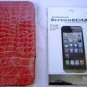 SAMSUNG GALAXY S-III FAUX CROCODILE LEATHER CASE + SCREEN GUARD NEW PACKAGE