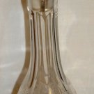 BEAUTIFUL CHEZ BOHEMIAN LEAD CUT CRYSTAL ETCHED GRAPE VINE TALL DECANTER STOPPER