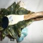 VINTAGE HANDPAINTED CERAMIC FLOWERS CANDLE HOLDER VISCONTI NAPOLEON CAPODIMONTE