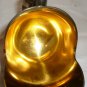 VINTAGE SILVER & GOLD PLATED OPEN SUGAR SCUTTLE & SCOOP FLORAL DESIGN