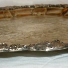 ANTIQUE BARBOUR COMPANY  BSCEP NS SILVERPLATED FOOTED GRAPEVINE ROUND TRAY