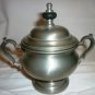 VNTG ONEIDA HEIRLOOM PEWTER 4-PC COFFEE SET - COFFEE POT CREAMER SUGAR BOWL TRAY