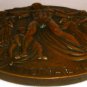 UNIQUE COMMEMORATIVE BRONZE MEDAL FIRST NATIONAL CITY BANK NEW YORK 150 YEARS