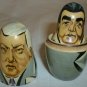 NESTING DOLLS SET/5 USSR RUSSIA LEADERS GORBACHEV YELTSIN BREZHNEV STALIN LENIN