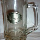 GREAT GIFT FOR HOWARD - CLEAR GLASS STEIN BEER MUG WITH PEWTER ENGRAVED HOWARD