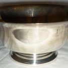 SILVERPLATED B.ROGERS SILVER COMPANY SILVER ON COPPER PEDESTAL BOWL